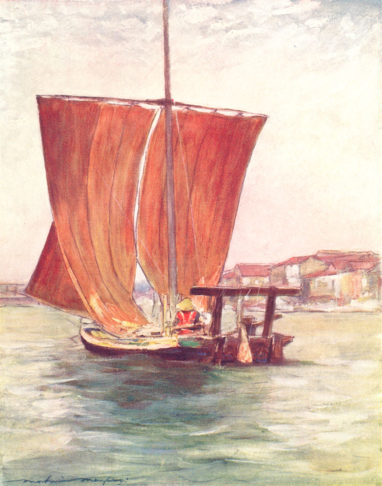 JAPAN. Workers. Swinging along, Sun 1904 old antique vintage print picture